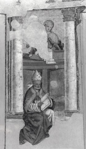 Liverani, Giorgio — Anonimo romagnolo - sec. XVI - San Giovanni Evangelista e sant'Ambrogio — insieme